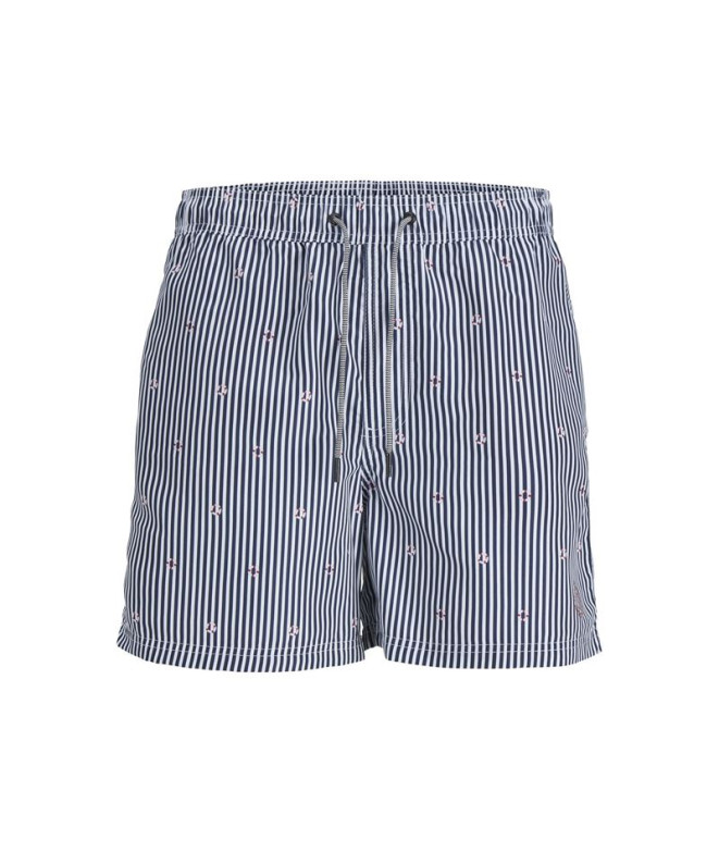 Bañador Jack & Jones Jpstfiji Jjswim Small Stripes Ly Sn Hombre Navy Blazer