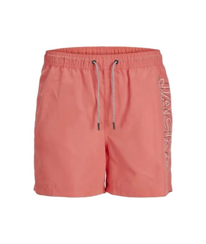 Fato de banho Infantil Jack & Jones Fiji Hot Coral