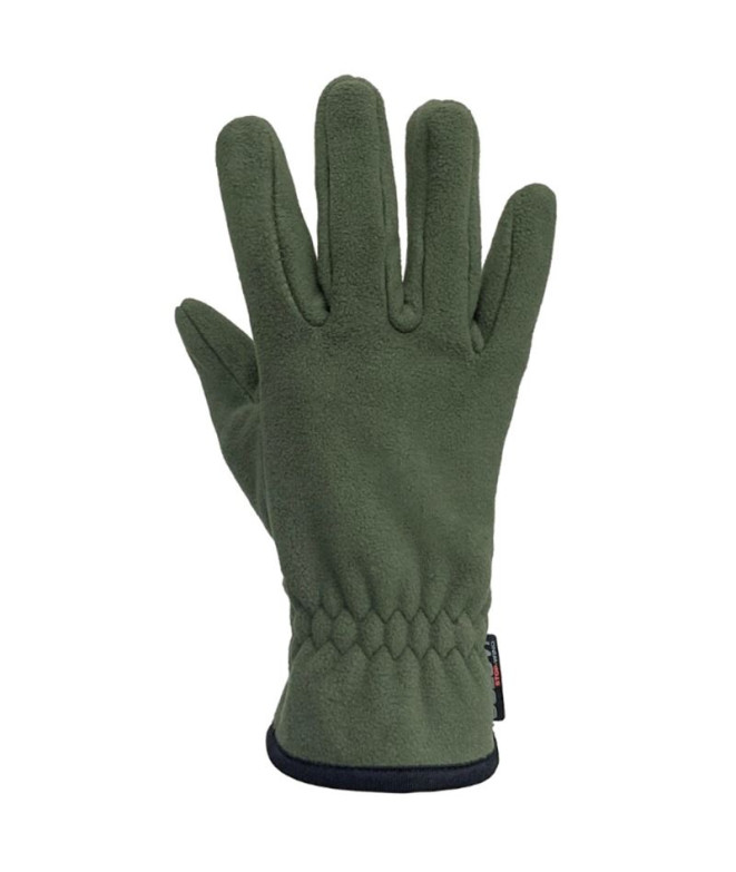 Guante Joluvi Polar Stop Win Mujer Verde Caza