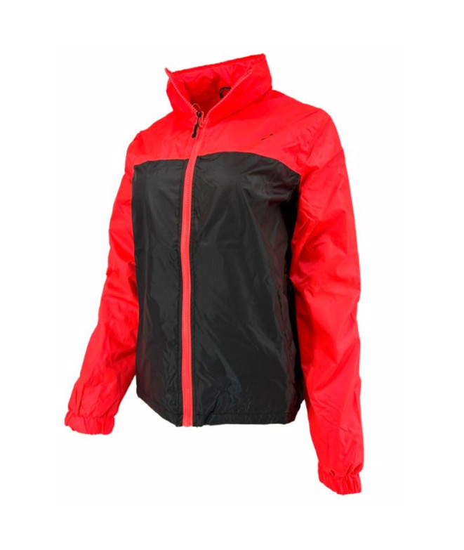 Imperméable Joluvi Femme Walk Black / Neon Coral