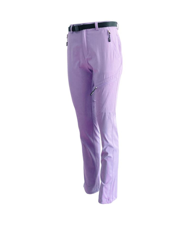 Pantalones Outdoor Joluvi Soft4Pant Mujer Lila