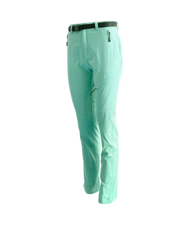 Pantalones Outdoor Joluvi Soft4Pant Mujer Verde Palido