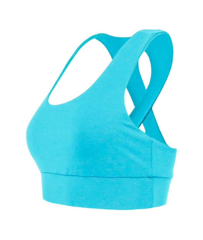 Top Joluvi Mulher Mavi Sky Blue