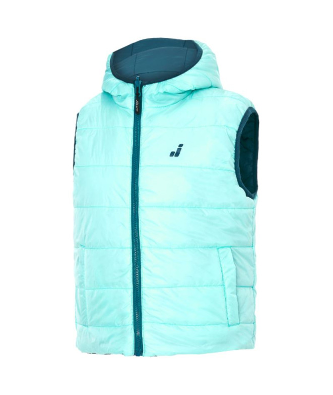 Chaleco Joluvi Shure Rever Infantil Azul Cobalto /Verde Tiza