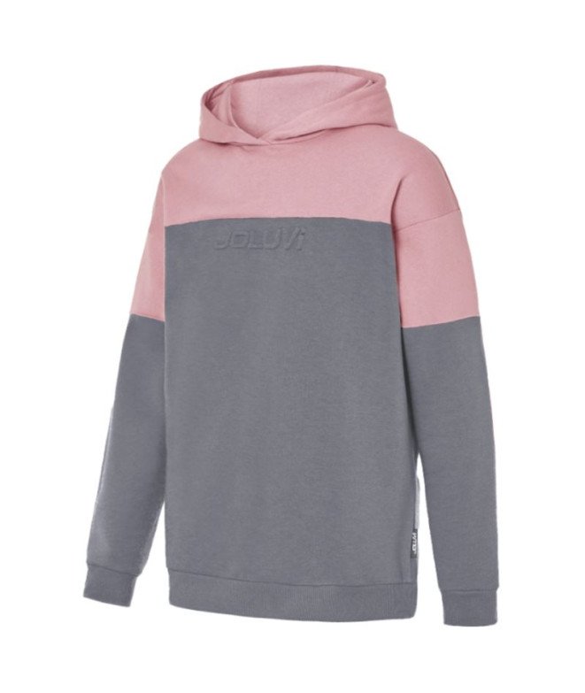 Sudadera Joluvi Foxy Gris Vigore /Rosa