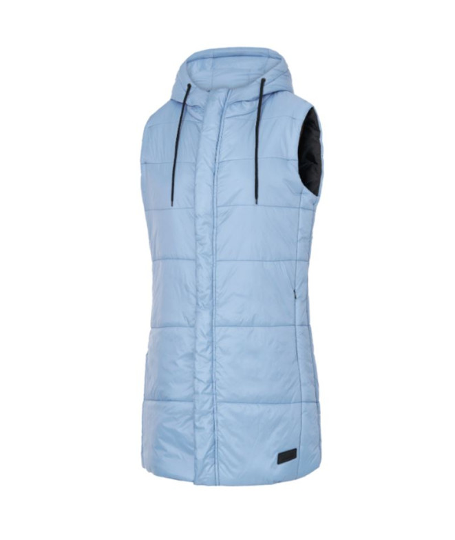 Gilet Joluvi Femme Shure Long Blue Steel