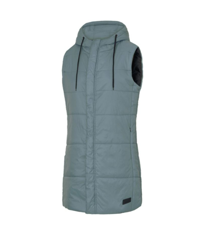 Gilet Joluvi Femme Shure Long Oil Green