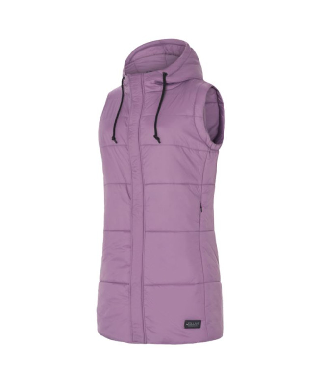 Gilet Joluvi Femme Shure Long Plum