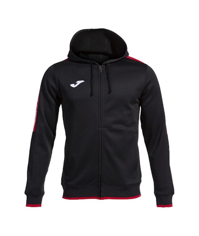 Chaqueta de Fútbol Joma Olimpiada Hombre/Niño Negro/Rojo