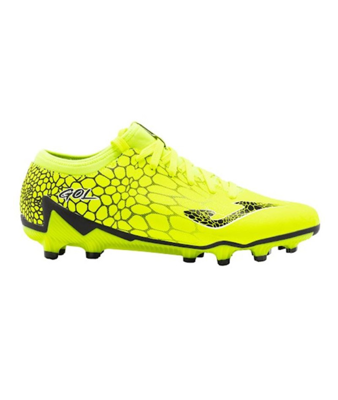 Football Joma Homme Gol 2409 Yellow Fluor Firm Ground Boots