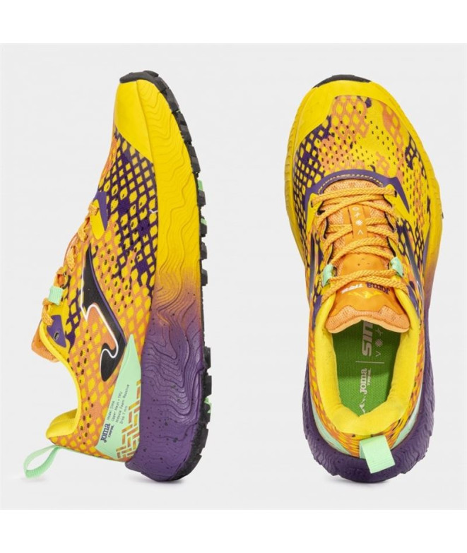 Zapatillas Joma Sima 2428 Mujer Naranja Morado