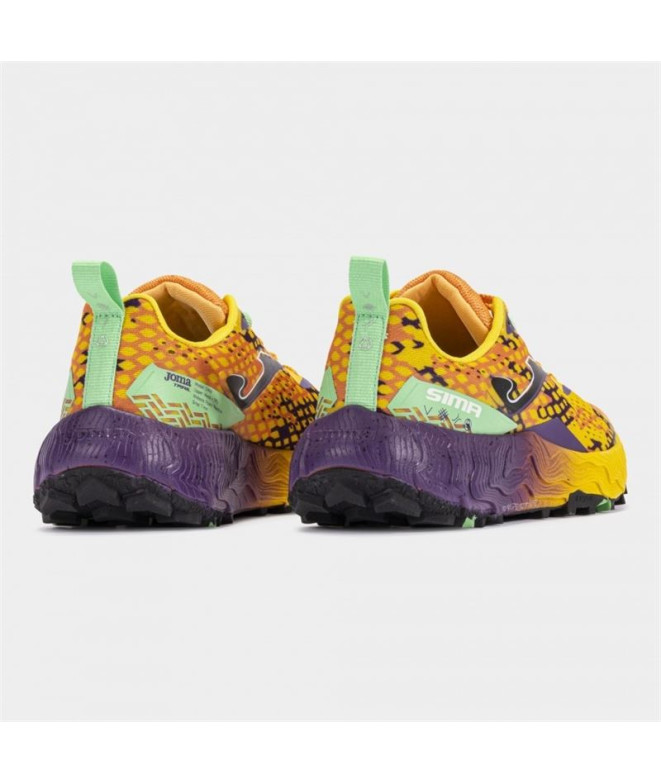 Zapatillas Joma Sima 2428 Mujer Naranja Morado
