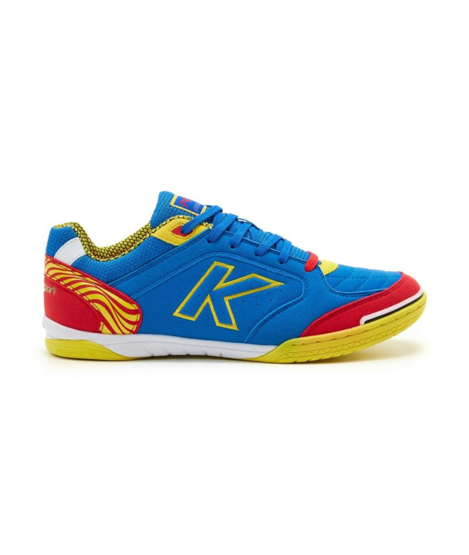 Chaussures de Football Sala Kelme Homme Bleu-Jaune de précision