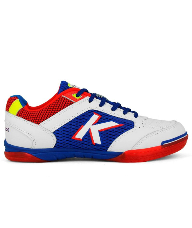 Chaussures de Football Sala Kelme Precision Lite Blanc Bleu