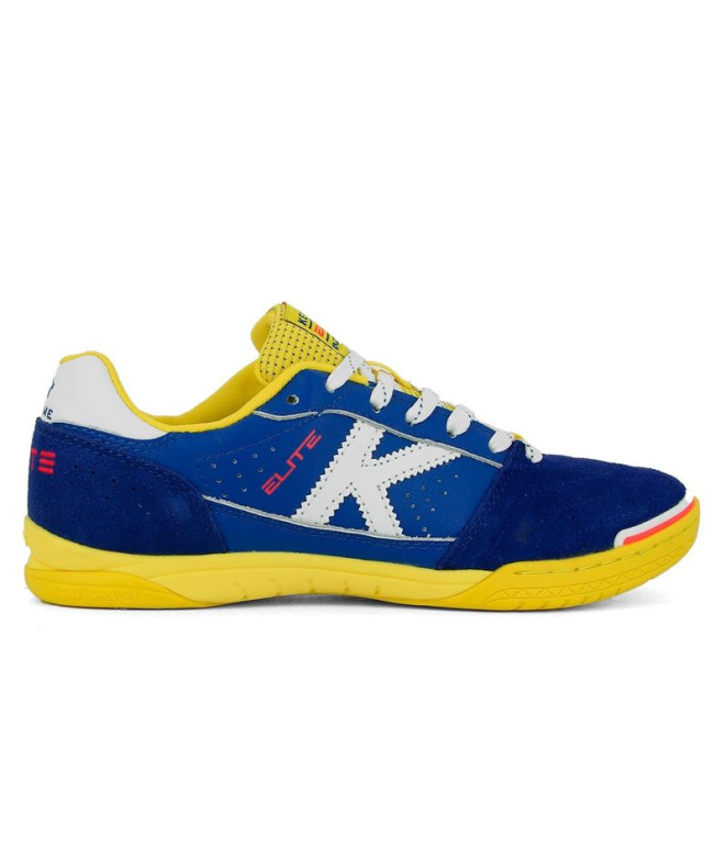 Sapatilhas de Futebol Sala Kelme Homem Elite Azul Amarelo