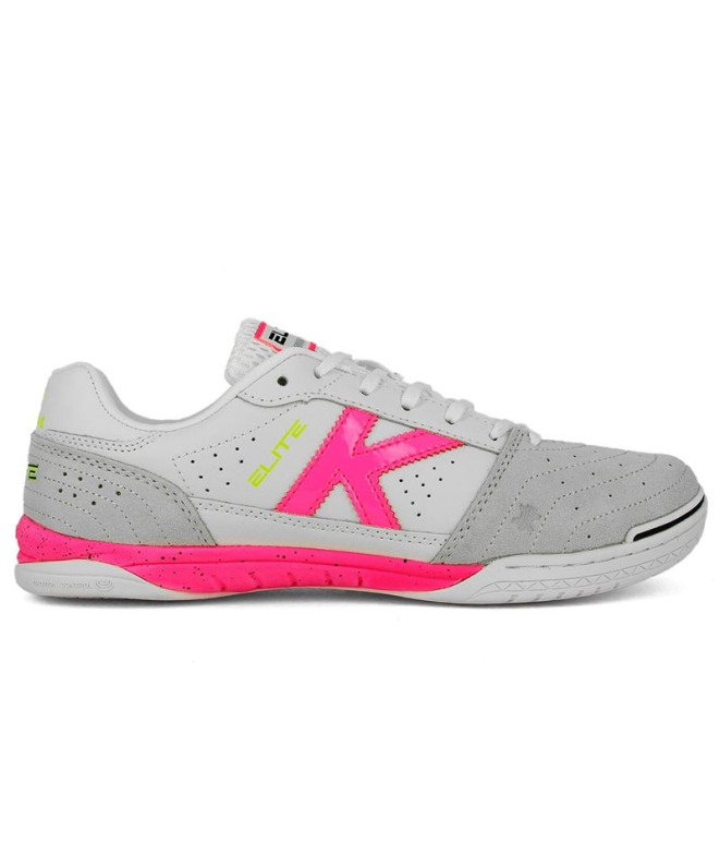 Sapatilhas de Futebol Sala Kelme Homem Elite Branco Rosa