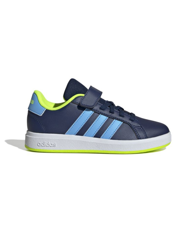 Chaussures adidas Court Enfant Grand 2.0 Bleu foncé