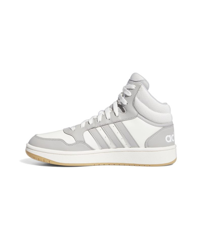 Chaussures adidas Femme Hoops 3.0 Mid Blanc