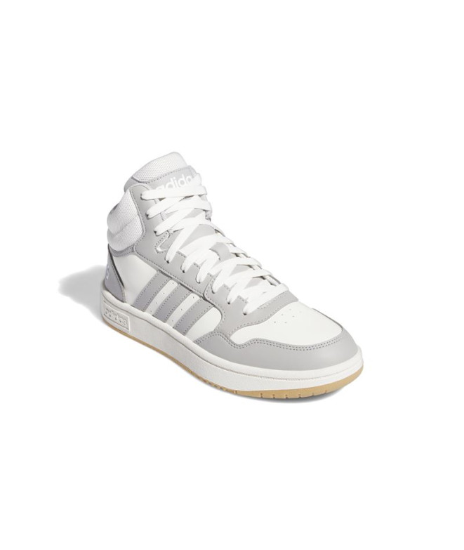 Chaussures adidas Femme Hoops 3.0 Mid Blanc