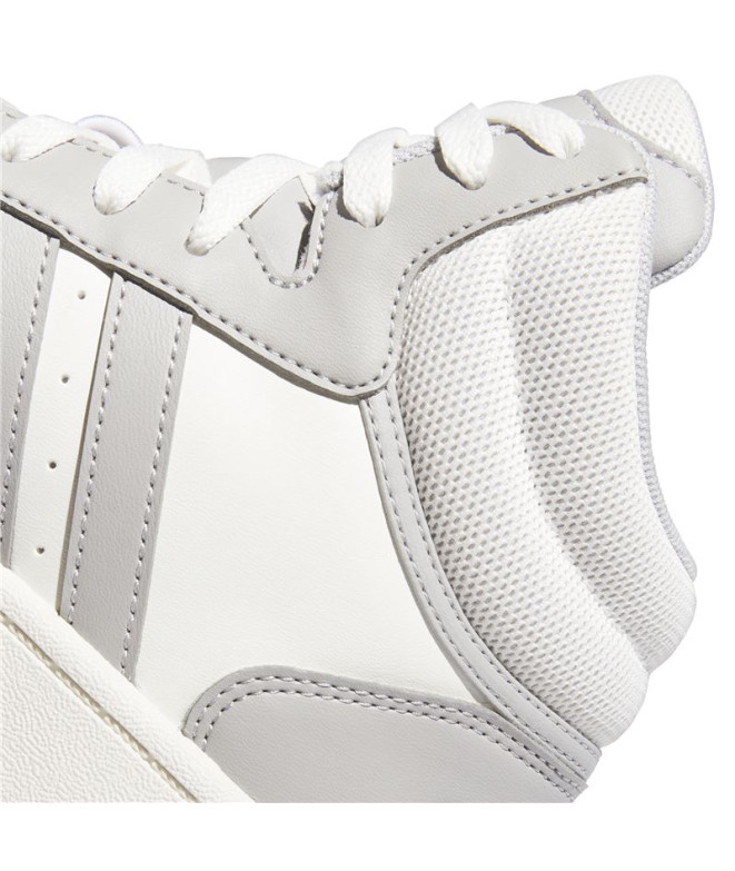 Chaussures adidas Femme Hoops 3.0 Mid Blanc