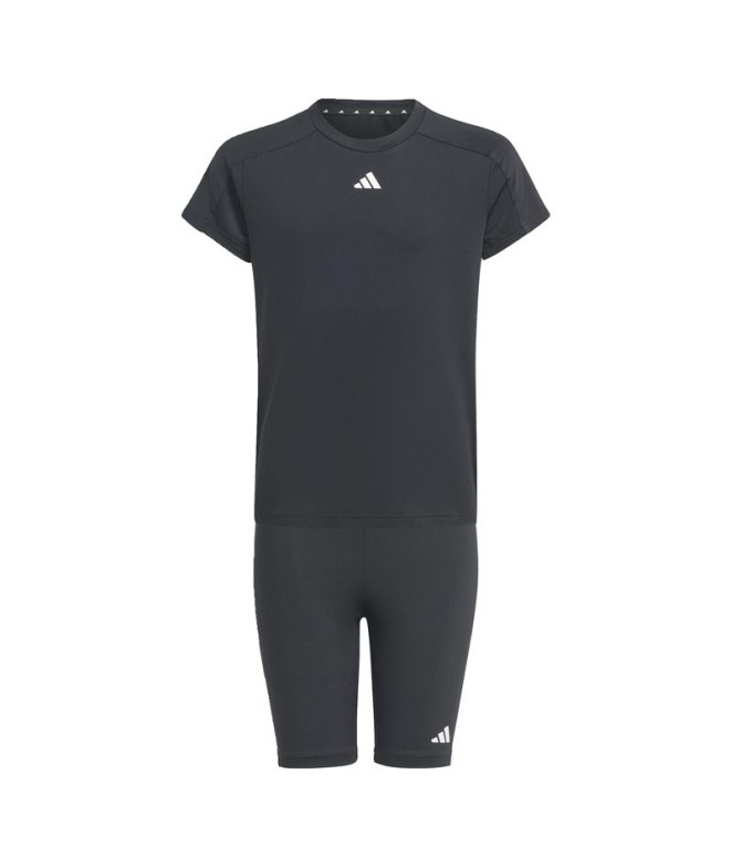 Fato de treino Fitness adidas Menina from Essentials Jg Tr-Es 3S Tse Preto