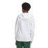 Moletom adidas Infantil Casaco com capuz de algodão Big Logo Essentials Branco