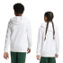 Moletom adidas Infantil Casaco com capuz de algodão Big Logo Essentials Branco
