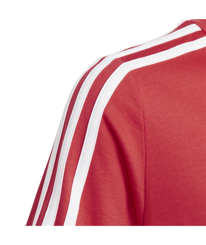 T-shirt adidas Enfant 3 bandes Tib00 Rouge vif