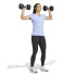 Camiseta adidas Mulher Aeroready Train Essentials Minimal Branding V-Neck Azul