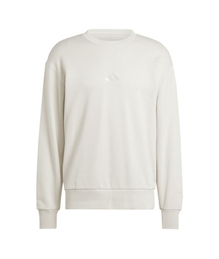 Sudadera adidas All Szn French Terry Crew Hombre Beige