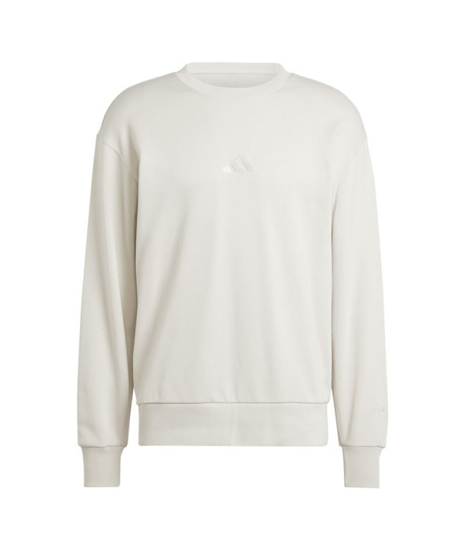Sudadera adidas All Szn French Terry Crew Hombre Beige