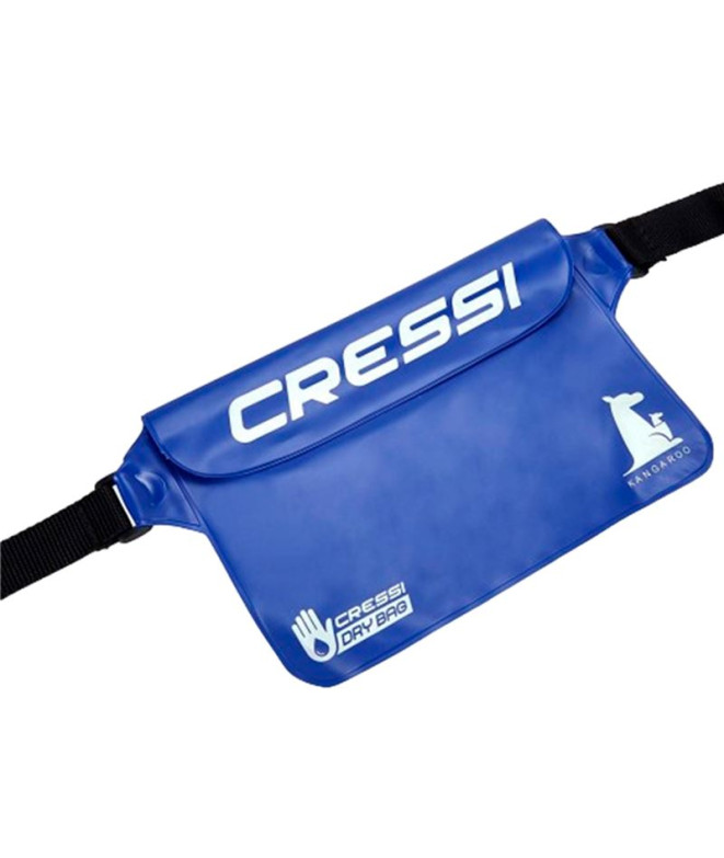 Riñonera Cressi Kangaroo Dry Pvc Azul