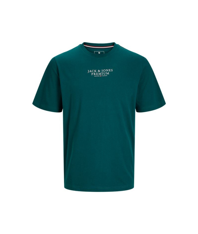 Camiseta Homem Homem Jack & Jones Jprbluarchie Ss Tee Crew Neck Noos Deep Teal