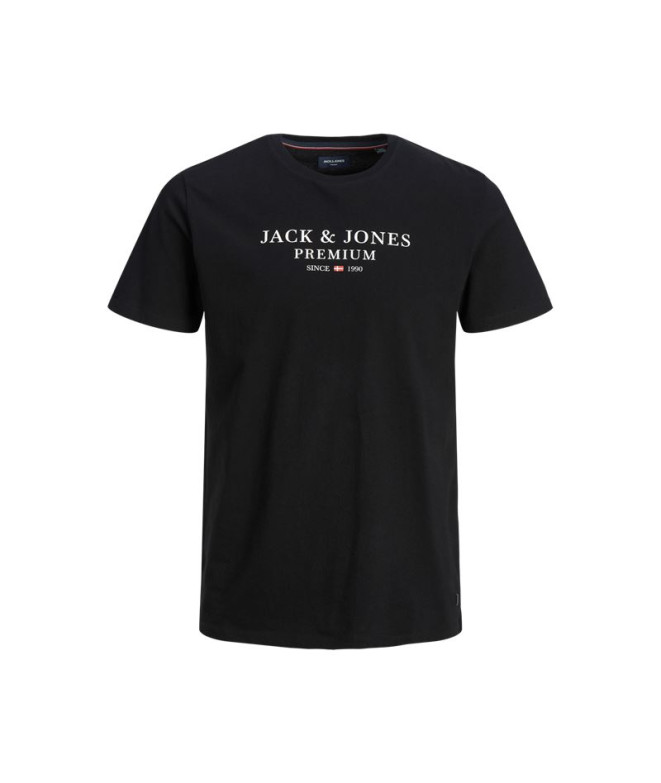 Camiseta Homem Homem Jack & Jones Jprbluarchie Ss Tee Crew Neck Noos Preto