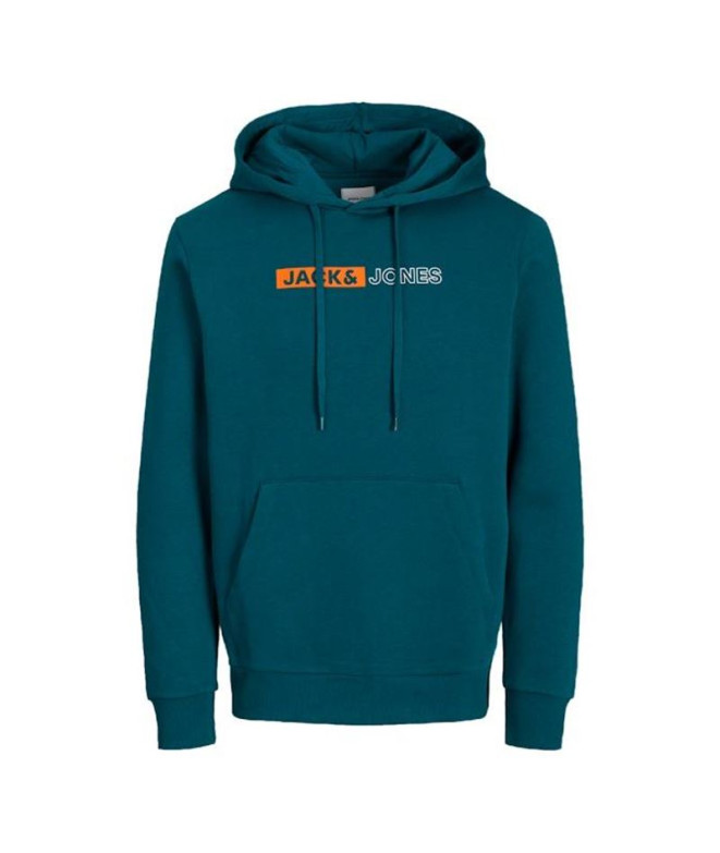 Moletom Homem Jack & Jones Corp Logo Play Deep Teal