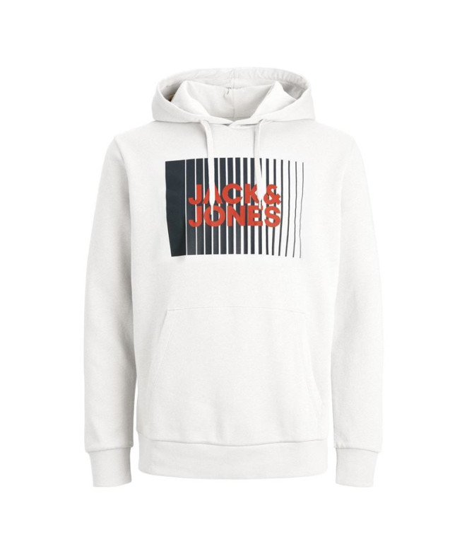 Sweat Homme Jack & Jones Corp Logo Play Blanc