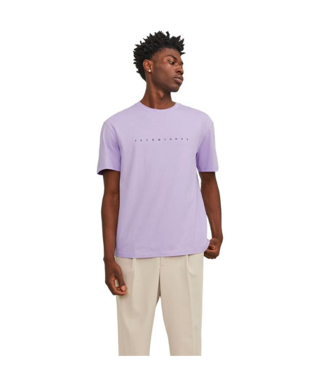 Camiseta Jack and Jones estar Purple Rose Hombre