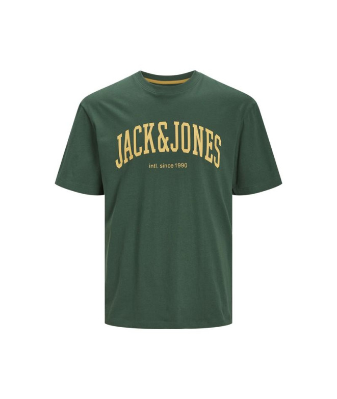 Camiseta Jack and Jones Ejosh Infantil Dark Green