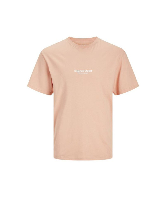 Camiseta Jack and Jones Jorvesterbro Crew Neck Canyon Sunset Hombre