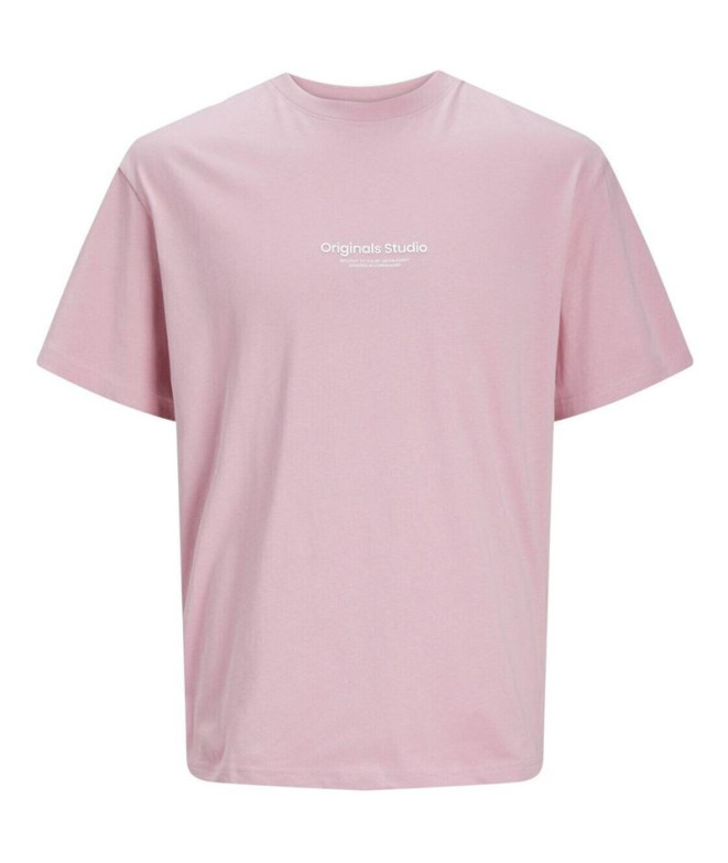 Camiseta Homem Jack & Jones vesterbro Néctar cor-de-rosa