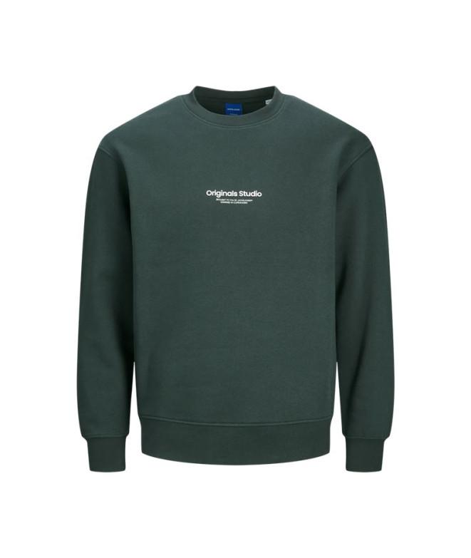 Moletom Homem Jack & Jones Jorvesterbro Sweat Crew Neck Noos Forest River