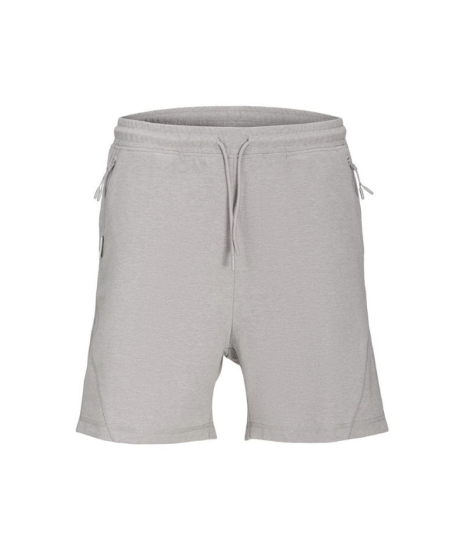 Calça Jack & Jones Jpstgordon Jjcloud Sweat Shorts Sn Light Grey Melange