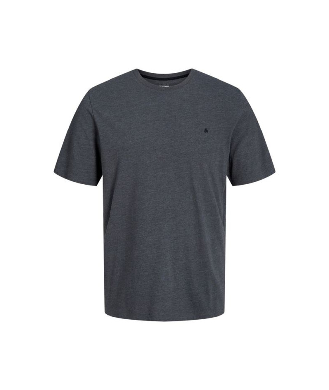 Camiseta Homem Jack & Jones Jjepaulos Tee Ss Crew Neck Noos Pls Dark Grey Melange