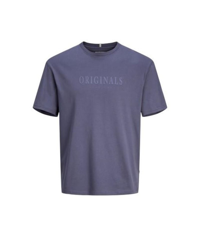 T-shirt Homme Jack And Jones Jorfrederiksberg Tee Ss Crew Neck Noos Nightshadow Blue