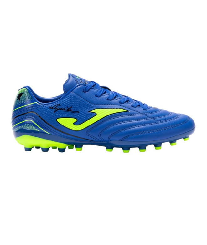 Botas de Fútbol Joma Aguila 2404 Royal Amarillo Artificial Grass Pack