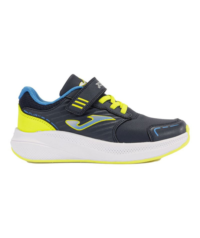 Zapatillas Joma Fury 2403 Infantil Marino Amarillo