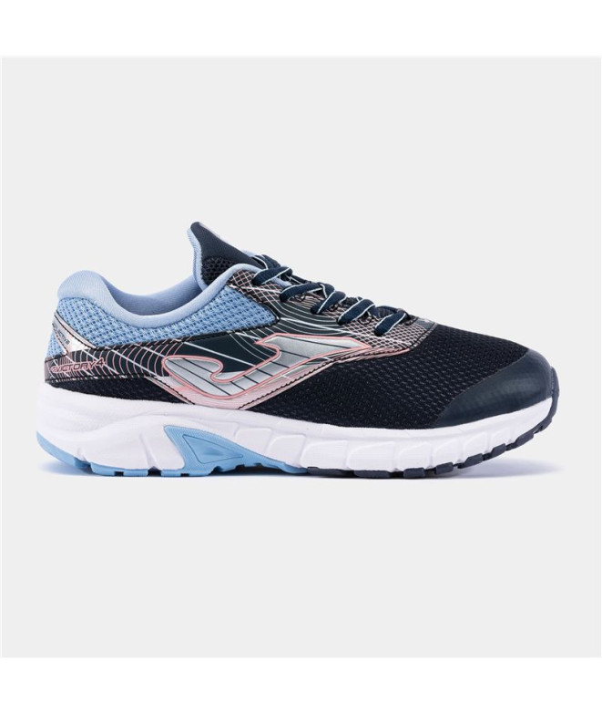 Zapatillas Casual Joma Victory Jr 2333 Infantil Azul Rosa