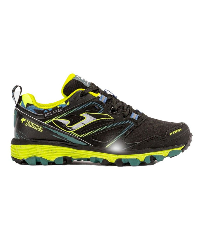 Zapatillas Joma Vora 2401 Infantil Negro Amarillo