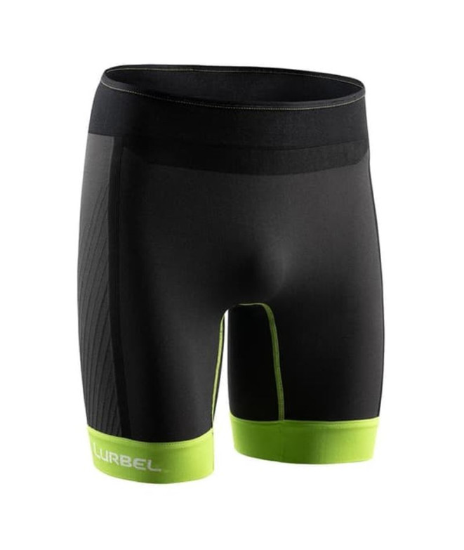 Pantalones de Trail Lurbel Samba Lyn Lite Shorts 0321 Hombre Negro Verde