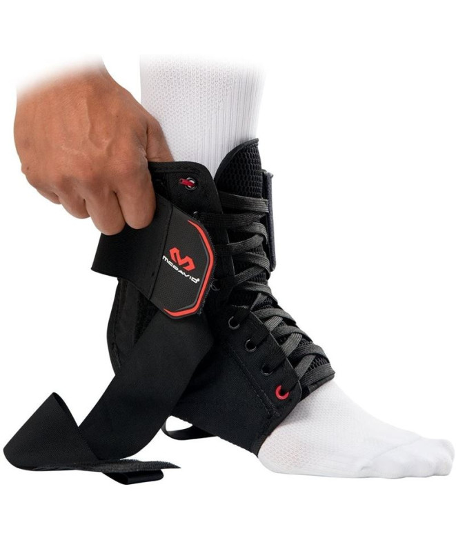 Tornozelo Mc David Ankle Brace With Straps Preto